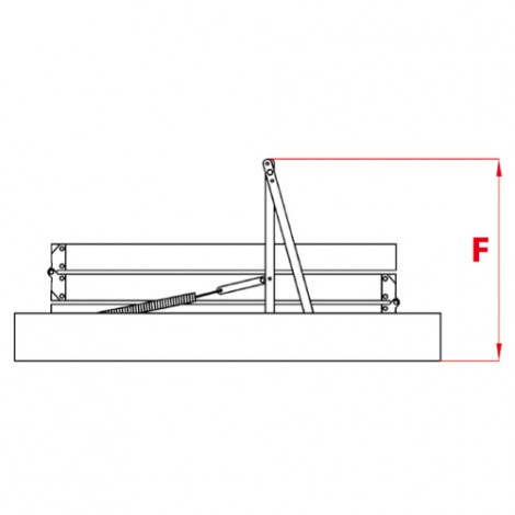 Трисекційні сходи для горища OMAN ALU PROFI EXTRA 110х60 см